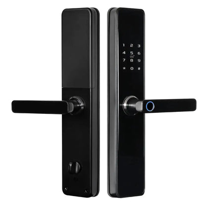 Smart Door Lock Thick - No Mortise / Black - Smart Lock