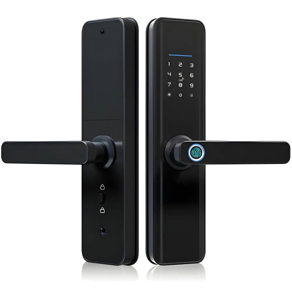 Smart Door Lock XL - Black / No Mortise (85mm) - Smart Lock