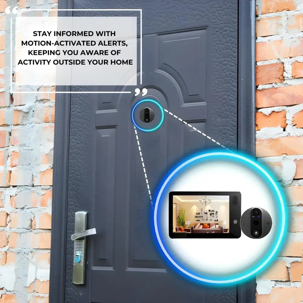 Smart Door Peephole Screen - Smart Door Peephole Camera
