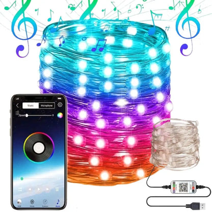 Smart LED String Lights - 5M 50LED - Smart Lights
