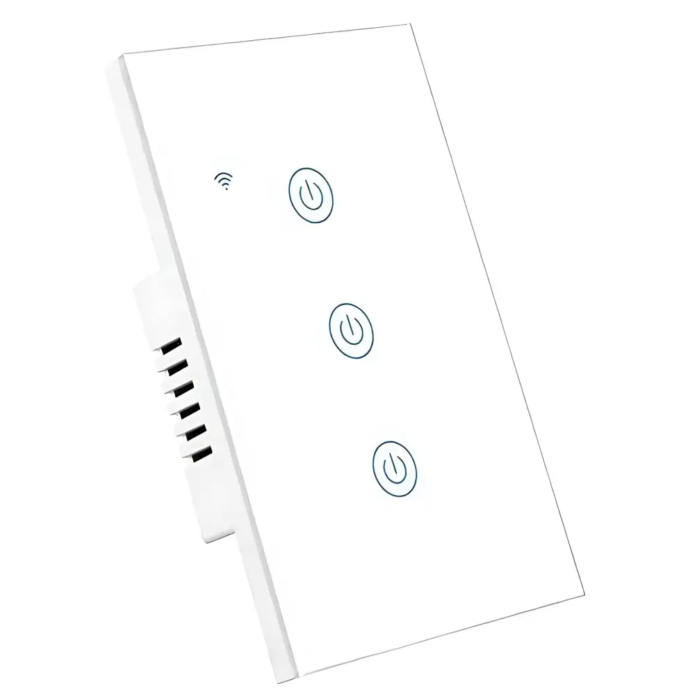 Smart Light Switch - White / 3 Switch - Smart Light Switch