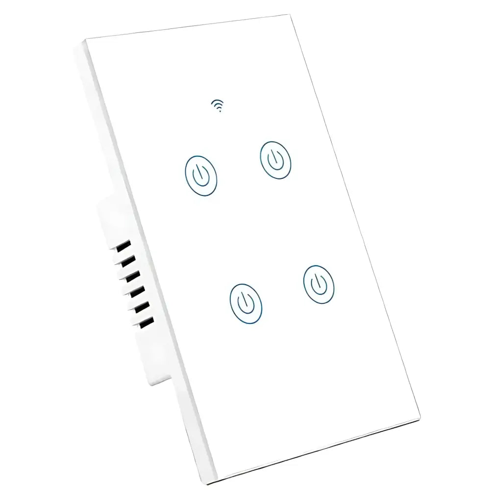 Smart Light Switch - White / 4 Switch - Smart Light Switch