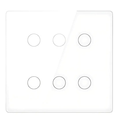 Smart Light Switch - White / 6 Switch - Smart Light Switch