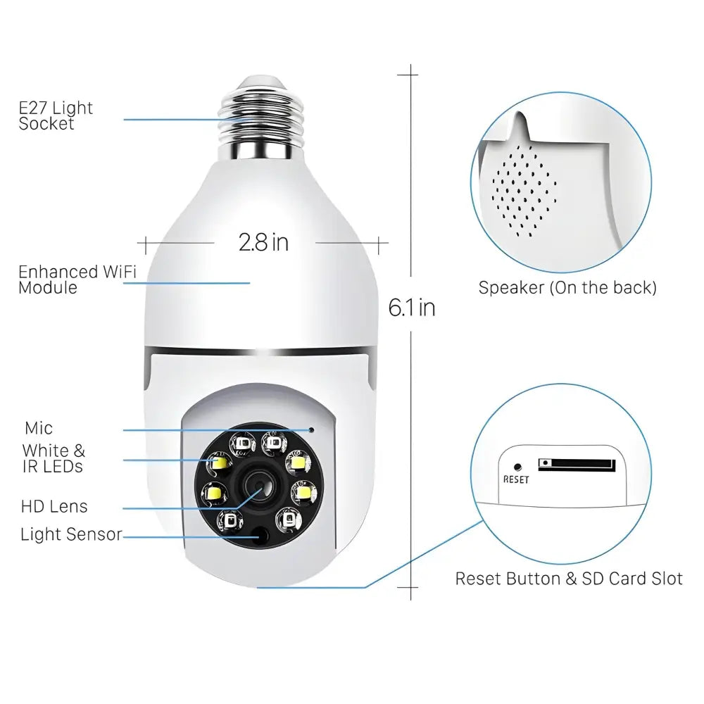 Smart Lightbulb Camera - Smart Camera