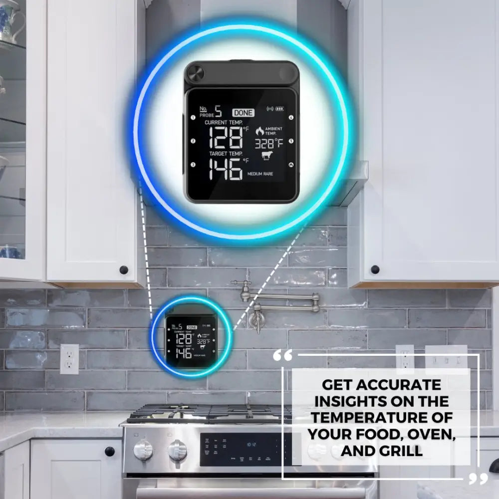 Smart Oven Thermometer - Smart Food Thermometer