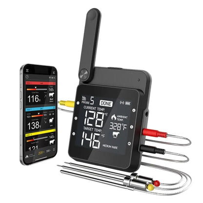 Smart Oven Thermometer - With 3 Probes - Smart Food Thermometer