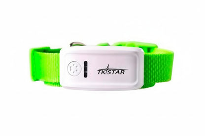 Smart Pet Collar Tracker - Green - GPS Pet Tracker