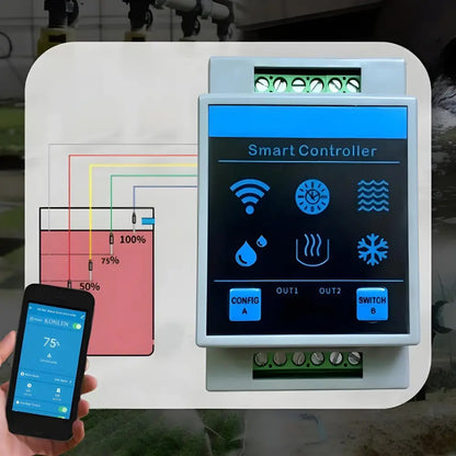 Smart Water Tank Water Level - Grey - Smart Water Tank Monitor