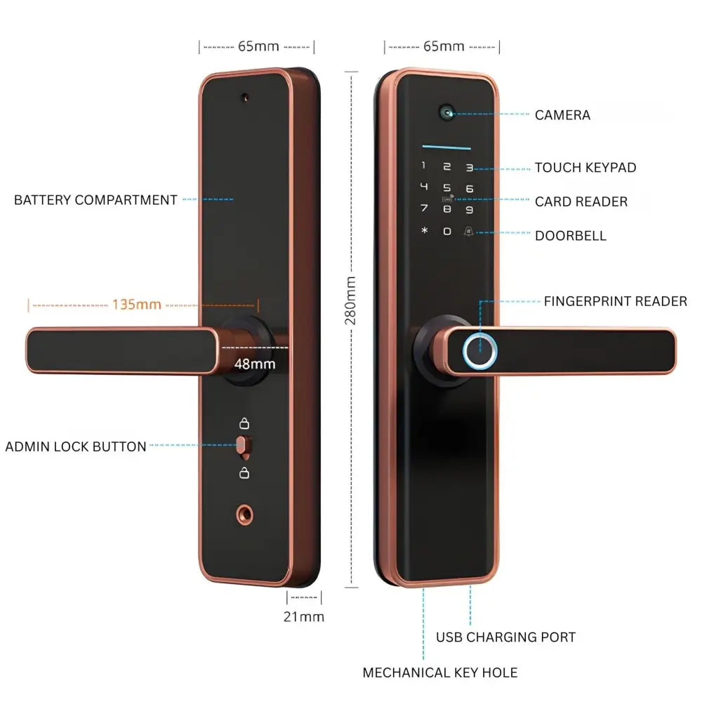 Universal Smart Door Lock Camera - Smart Door Lock
