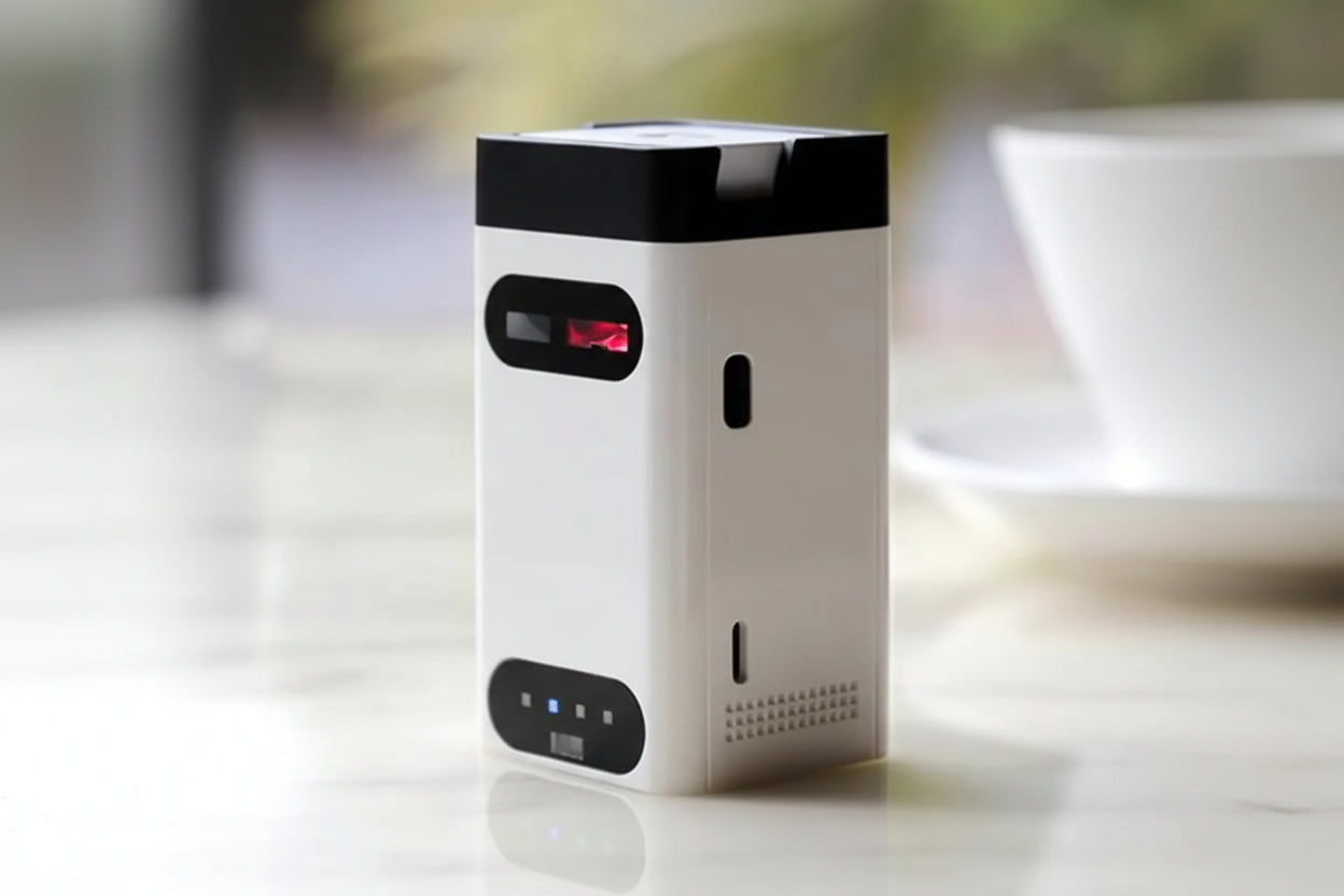 Virtual Laser Keyboard - White - With Phone Mount - Wireless Laser Keyboard