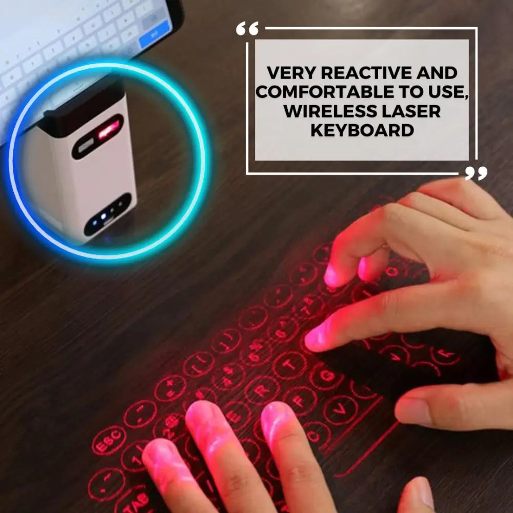 Virtual Laser Keyboard - Wireless Laser Keyboard