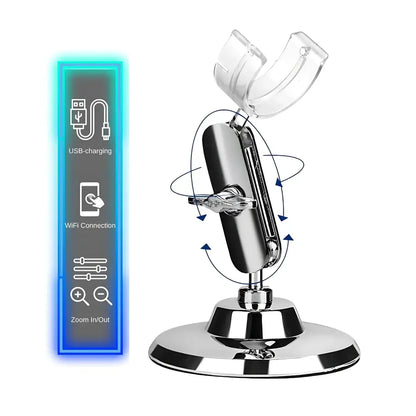 WiFi Microscope Camera - Black - Microscopic Camera
