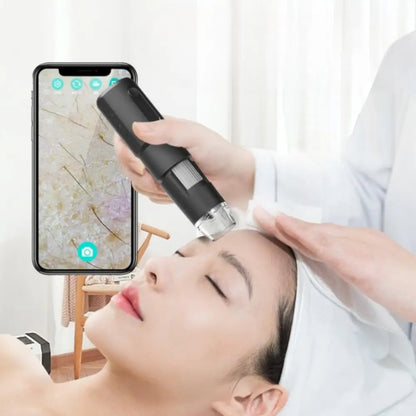 WiFi Microscope Camera - Black - Microscopic Camera